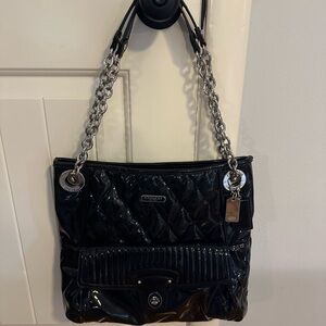 Coach black handbag